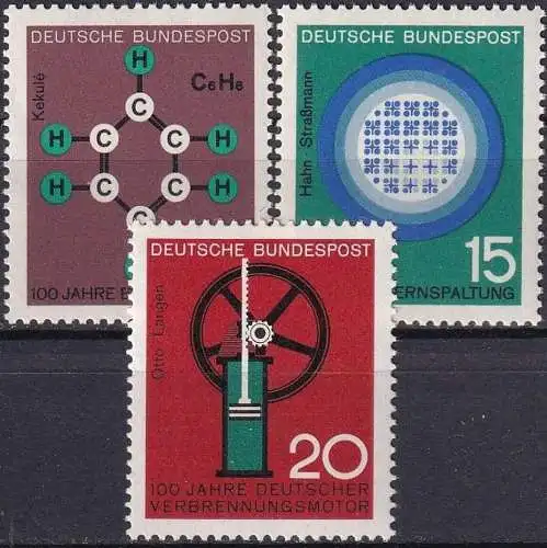 DEUTSCHLAND 1964 Mi-Nr. 440/42 ** MNH