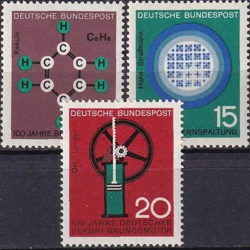 DEUTSCHLAND 1964 Mi-Nr. 440/42 ** MNH