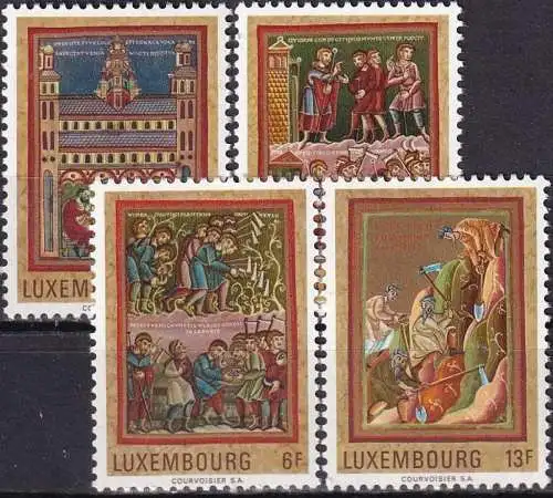 LUXEMBURG 1971 Mi-Nr. 820/23 ** MNH