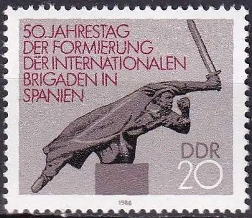 DDR 1986 Mi-Nr. 3050 ** MNH