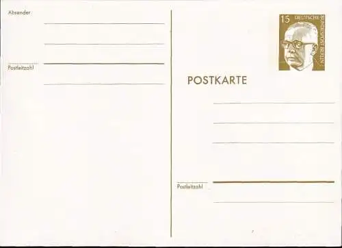 BERLIN 1973 Mi-Nr. P 90 b Postkarte ungelaufen