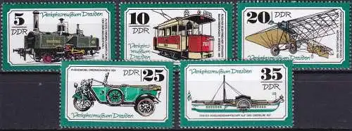 DDR 1977 Mi-Nr. 2254/58 ** MNH