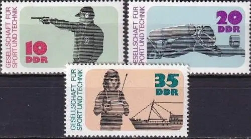 DDR 1977 Mi-Nr. 2220/22 ** MNH