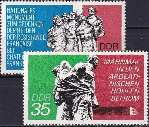 DDR 1974 Mi-Nr. 1981/82 ** MNH