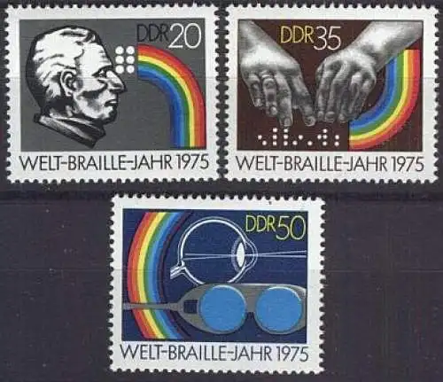 DDR 1975 Mi-Nr. 2090/92 ** MNH