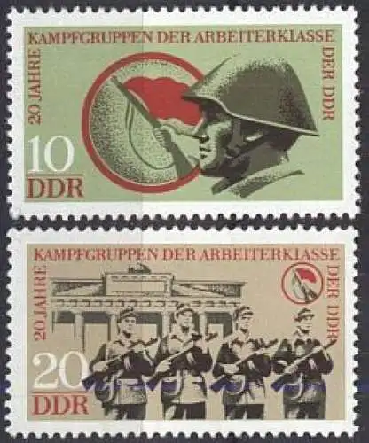 DDR 1973 Mi-Nr. 1874/75 ** MNH