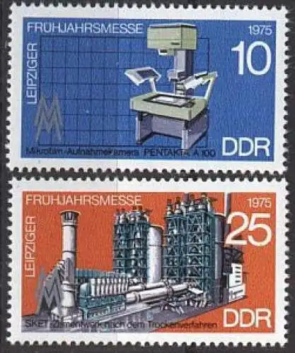 DDR 1975 Mi-Nr. 2023/24 ** MNH