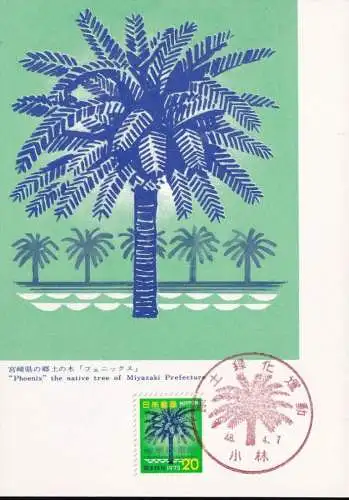 JAPAN 1973 Mi-Nr. 1177 Maximumkarte MK/MC No. 218