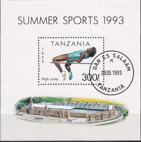 TANZANIA 1993 Mi-Nr. Block 212 o used