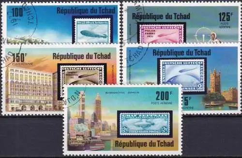 TCHAD 1977 Mi-Nr. 775/79 o used - aus Abo