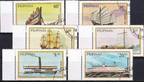 PHILIPPINEN 1984 Mi-Nr. 1629/34 o used - aus Abo