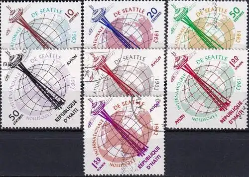 HAITI 1962 Mi-Nr. 728/34 o used - aus Abo