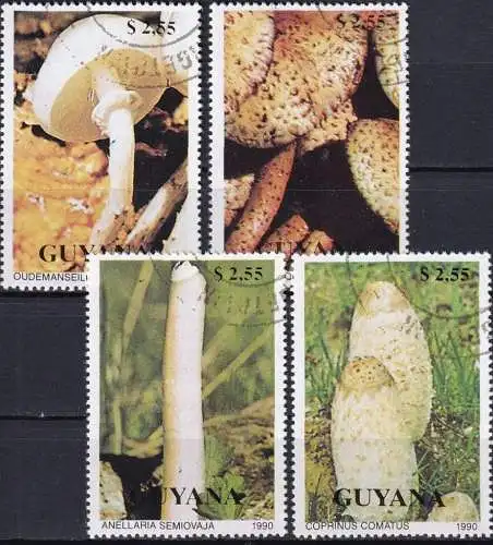 GUYANA 1990 Mi-Nr. 3287/90 o used - aus Abo