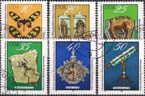 DDR 1978 Mi-Nr. 2370/75 o used