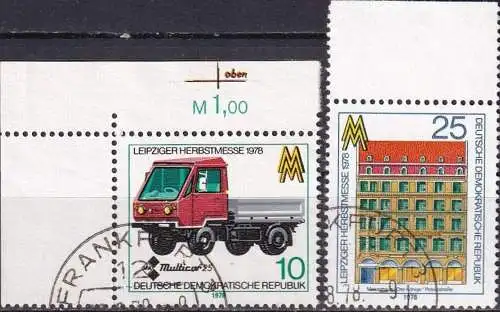 DDR 1978 Mi-Nr. 2353/54 o used