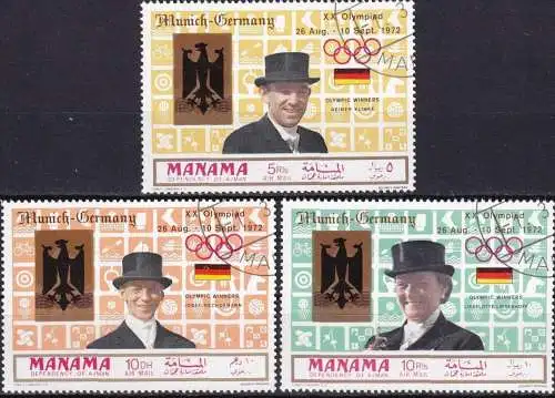MANAMA 1969 Mi-Nr. 212 B/D o used - aus Abo