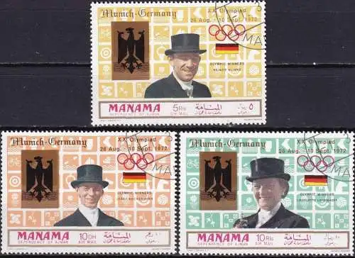 MANAMA 1969 Mi-Nr. 212 B/D o used - aus Abo