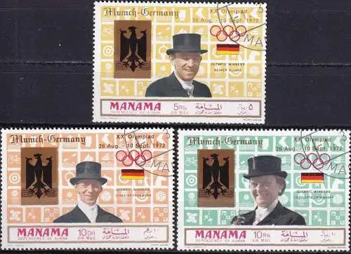 MANAMA 1969 Mi-Nr. 212 B/D o used - aus Abo