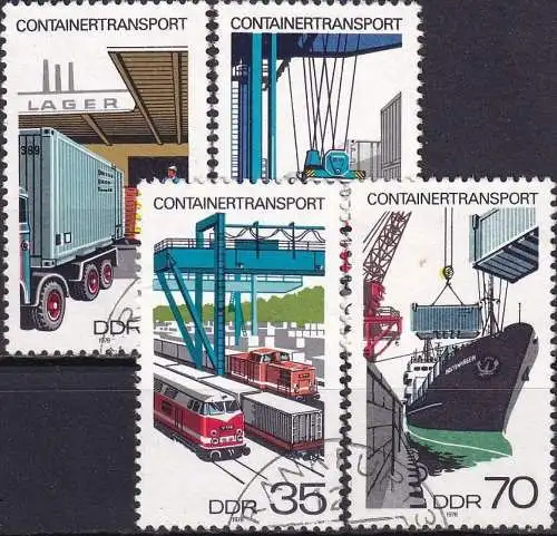 DDR 1978 Mi-Nr. 2326/29 o used