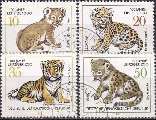 DDR 1978 Mi-Nr. 2322/25 o used