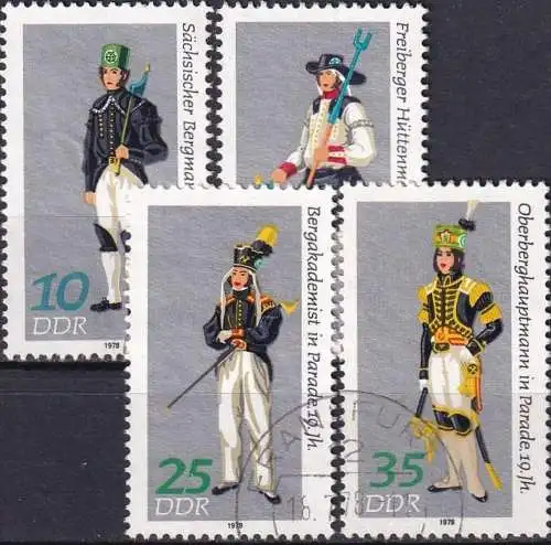 DDR 1978 Mi-Nr. 2318/21 o used