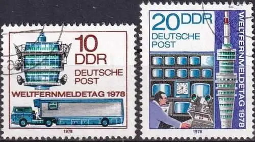 DDR 1978 Mi-Nr. 2316/17 o used