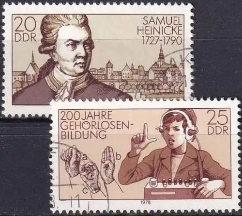 DDR 1978 Mi-Nr. 2314/15 o used