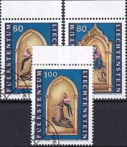 LIECHTENSTEIN 1995 Mi-Nr. 1120/22 o used - aus Abo