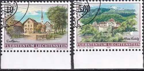 LIECHTENSTEIN 1996 Mi-Nr. 1126/27 o used - aus Abo