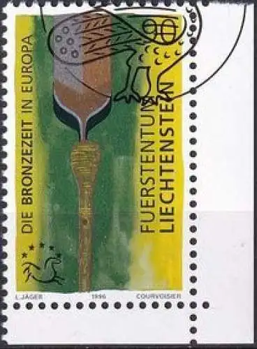 LIECHTENSTEIN 1996 Mi-Nr. 1128 o used - aus Abo