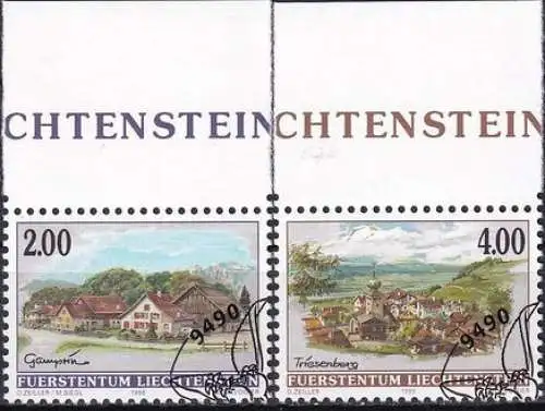 LIECHTENSTEIN 1998 Mi-Nr. 1177/78 o used - aus Abo