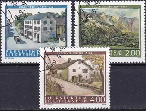 LIECHTENSTEIN 1999 Mi-Nr. 1212/14 o used - aus Abo