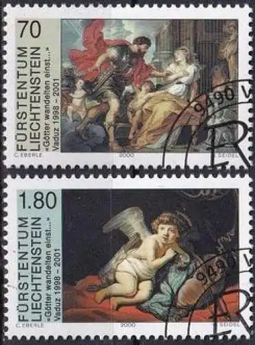 LIECHTENSTEIN 2000 Mi-Nr. 1227/28 o used - aus Abo