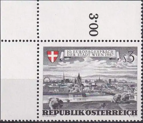 ÖSTERREICH 1967 Mi-Nr. 1241 Eckrand ** MNH