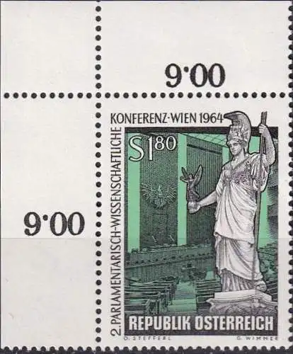 ÖSTERREICH 1964 Mi-Nr. 1152 Eckrand ** MNH
