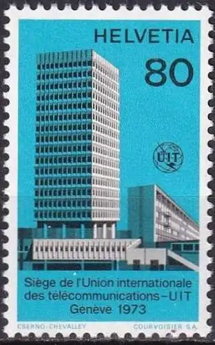 SCHWEIZ 1973 Mi-Nr. UIT 10 ** MNH