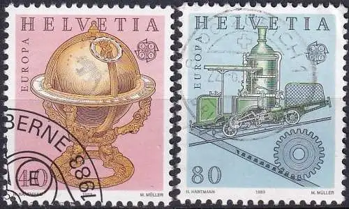 SCHWEIZ 1983 Mi-Nr. 1249/50 o used