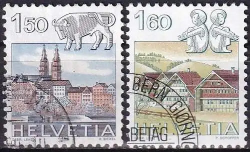 SCHWEIZ 1982 Mi-Nr. 1230/31 o used