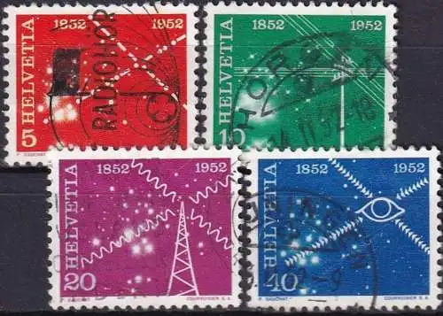 SCHWEIZ 1952 Mi-Nr. 566/69 o used