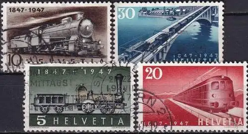 SCHWEIZ 1947 Mi-Nr. 484/87 o used