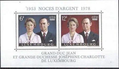 LUXEMBURG 1978 Mi-Nr. Block 11 ** MNH