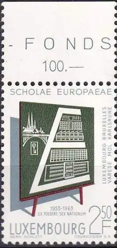 LUXEMBURG 1963 Mi-Nr. 666 ** MNH