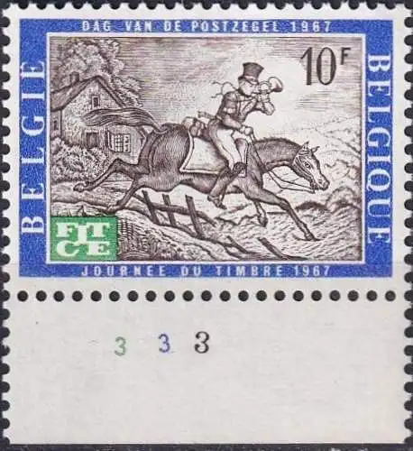 BELGIEN 1967 Mi-Nr. 1476 ** MNH