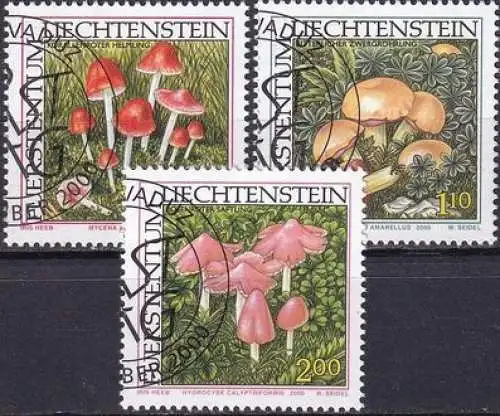 LIECHTENSTEIN 2000 Mi-Nr. 1252/54 o used - aus Abo