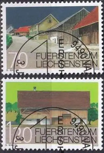 LIECHTENSTEIN 2002 Mi-Nr. 1294/95 o used - aus Abo