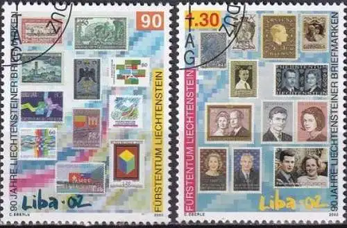 LIECHTENSTEIN 2002 Mi-Nr. 1297/98 o used - aus Abo