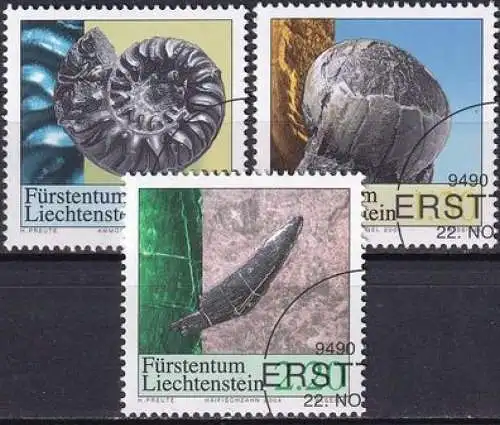 LIECHTENSTEIN 2004 Mi-Nr. 1365/67 o used - aus Abo