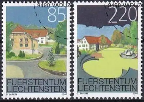 LIECHTENSTEIN 2005 Mi-Nr. 1387/88 o used - aus Abo