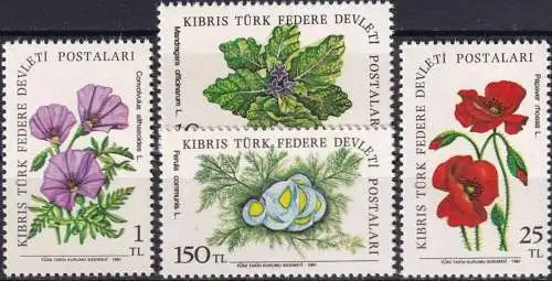 TÜRK. ZYPERN 1981 Mi-Nr. 101/04 ** MNH