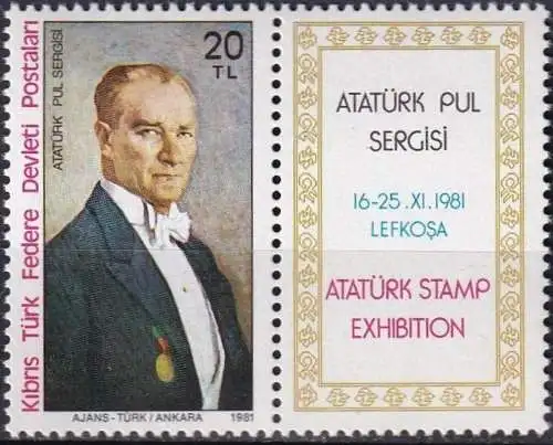 TÜRK. ZYPERN 1981 Mi-Nr. 97 ** MNH